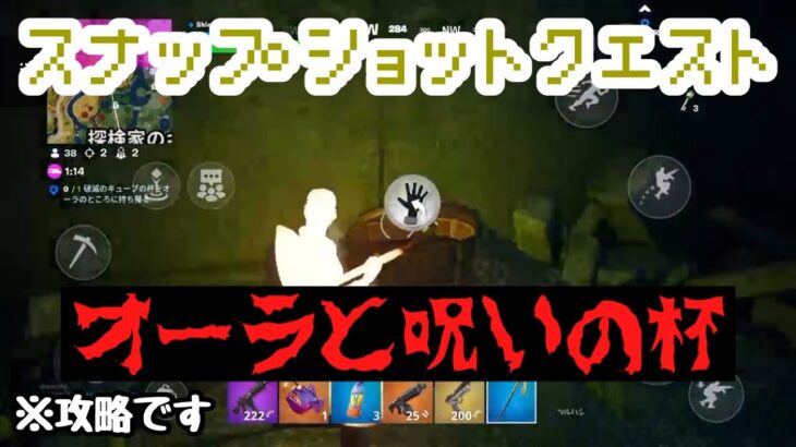 【攻略】島にやばい杯があるらしい。スナップショットPart1オーラクエスト【フォートナイト/Fortnite】