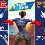 【衝撃】アンリアル10万位という『最下位』から1時間全力でランク上げした結果・・・？【フォートナイト/Fortnite】