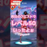 レベル50 5/29 #フォートナイト#fortnite#shorts#tiktok#filmora#ライブ#ぽんこつ#ぼっち#C5S3#シーズン3#バトルパス#エンジョイ#レベル上げ#クエスト#攻略