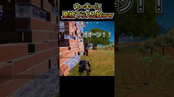 ウーキーに見捨てられる奴ｗｗ【フォートナイト/Fortnite】#shorts