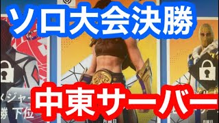 【ソロ大会決勝】海外サーバーフォートナイト　頑張ります！！