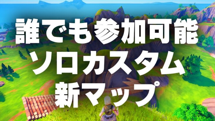 誰でも入れるソロカスタムマッチ気が散らない島テスト配信【フォートナイト】