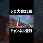 ソロ大会22位【FORTNITE/フォートナイト】