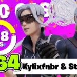 友達とデュオキャッシュカップ予選６６４位で無双！！【フォートナイト/Fortnite】