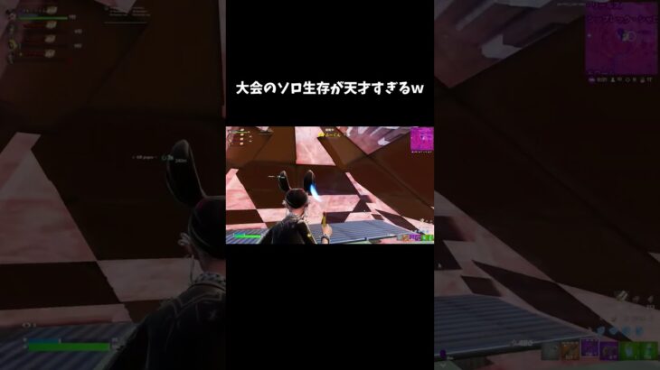 大会のソロ生存が天才すぎるｗ【フォートナイト/FORTNITE】