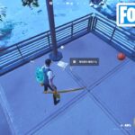 盗まれたバスケットボール用具を調査する【フォートナイト Fortnite ウィンターフェスト】