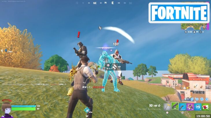 鬼にダメージを与える【フォートナイト Fortnite 健堂の使命】