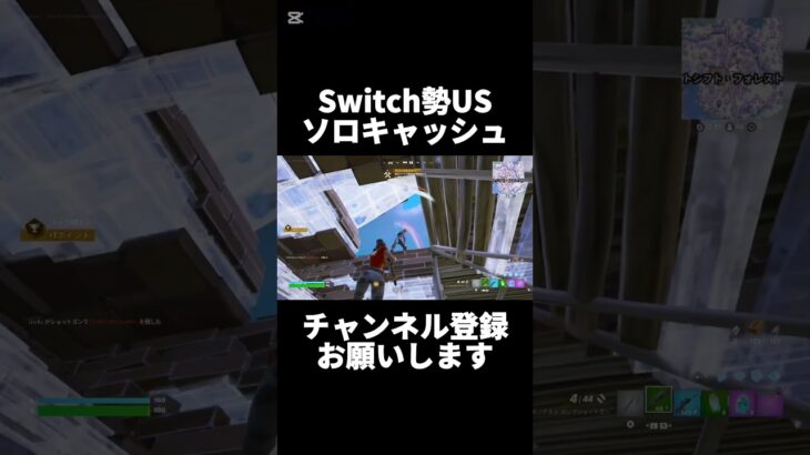 【Fortnite】Switch勢のソロキャッシュUS#fortnite #フォートナイト #スイッチ勢必見