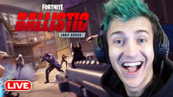 🔴 Ninja Plays Fortnite NEW First Person Mode (Ballistic) – Live 🔴