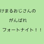 たけまるおじさんのがんばれフォートナイト　ソロ配信