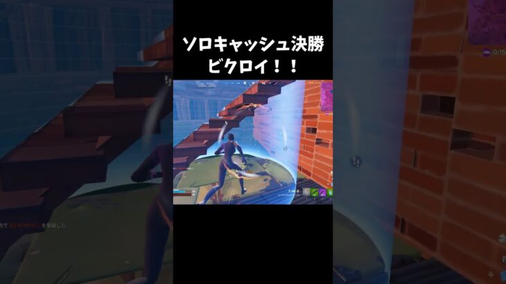 猛者しかいないソロキャッシュ決勝でビクロイ！！【フォートナイト/FORTNITE】