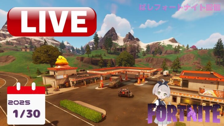 ばし 雑談ーまったりソロ配信 【Fortnite/フォートナイト】