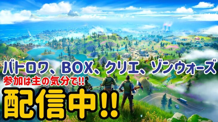 フォートナイト配信‼ソロやスクワットやってくよん～参加は主の気分【フォートナイト/Fortnite】　＃フォートナイト　＃Fortnite