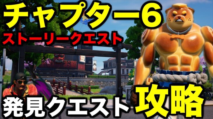 チャプター6ストーリークエスト【発見クエスト】攻略してみた【フォートナイト/Fortnite】