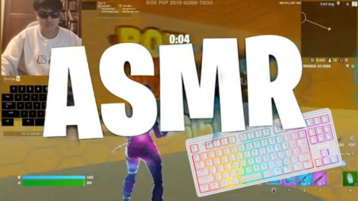 【ASMR】 さとっくす/satoxのキーボード打鍵音 【フォートナイト/Fortnite】作業用/睡眠用