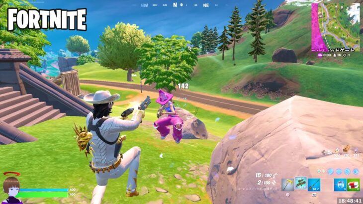 エキゾチックの武器でプレイヤーにダメージを与える【フォートナイト Fortnite ゴールデンガンスリンガー】