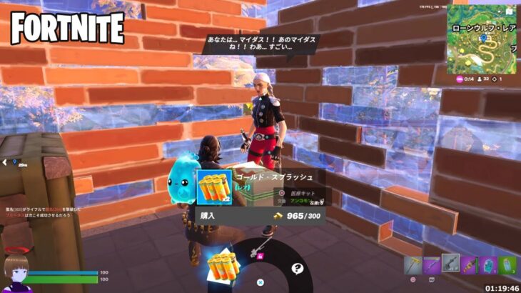 キャシディ クインからアイテムを購入する【フォートナイト Fortnite ケイシャクロス】