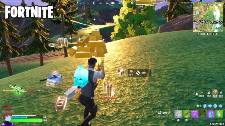 撃破されたプレイヤーからインゴットを収集する【フォートナイト Fortnite カウボーイビバップ】