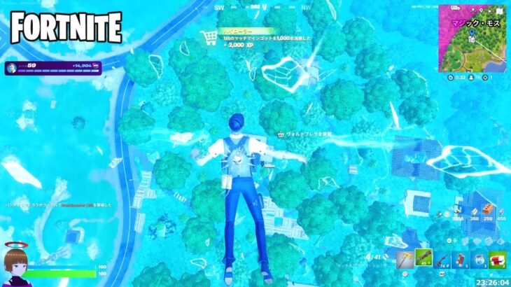 空中で一定距離を移動する【フォートナイト Fortnite C6S2W2】